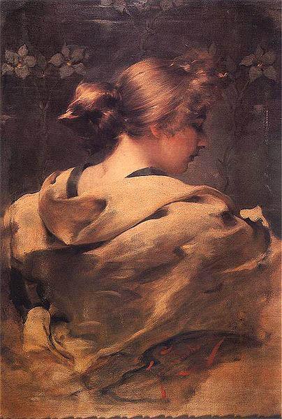 Franciszek zmurko Portrait of a Young Woman France oil painting art